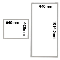 4055723896 Fridge + Freezer Gaskets Door Seals Electrolux Fridge