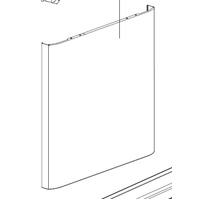 V20853325 Front Panel Blanco Dishwasher